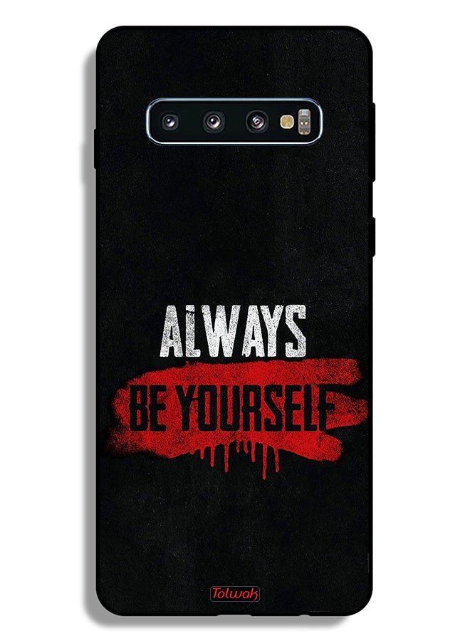 Tolwak Samsung Galaxy S10 Plus Protective Case Cover Always Be Yourself - Image 2