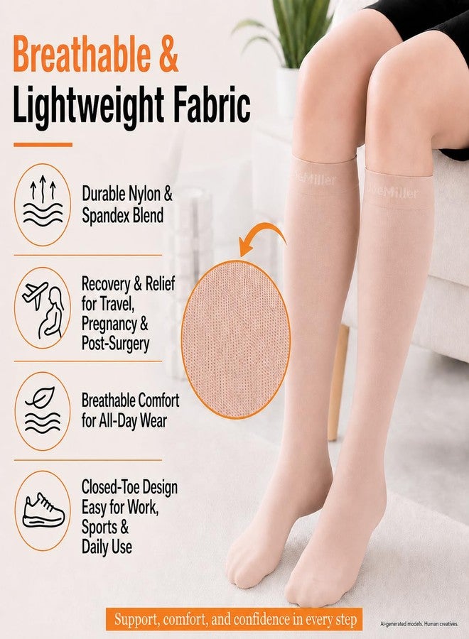 Doc Miller Closed Toe Compression Socks 20-30 mmHg for Women & Men - Image 4