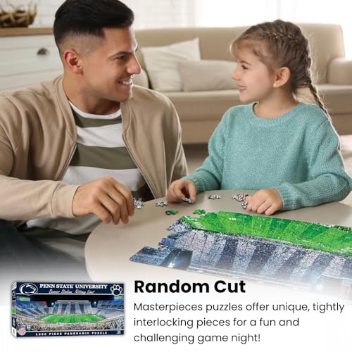 MasterPieces - 1000 Piece Jigsaw Puzzle, NCAA Florida Gators, Panoramic Football Stadium View, Fun for Adults and Family, 13"x39" - Image 4