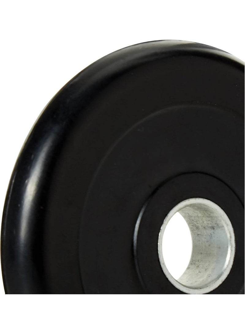 TA SPORT Rubber Weight Plate with Zinc Ring 1KG – PL23 | Durable Gym Plate for Strength Training & Weightlifting - Image 2