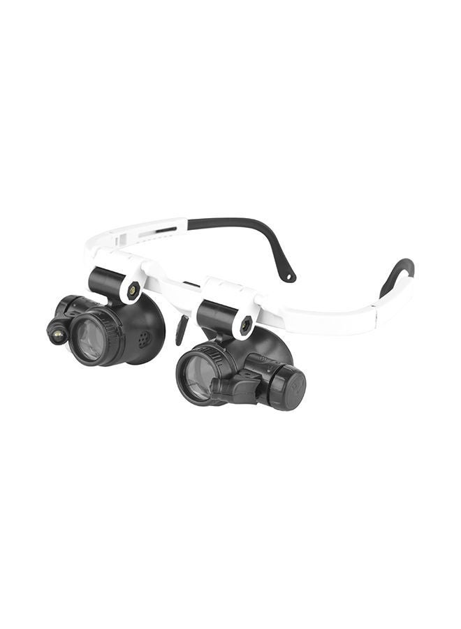 NIBEMINENT Watch Repairing Measurement Top-Mounted Magnifier Black/White - Image 1