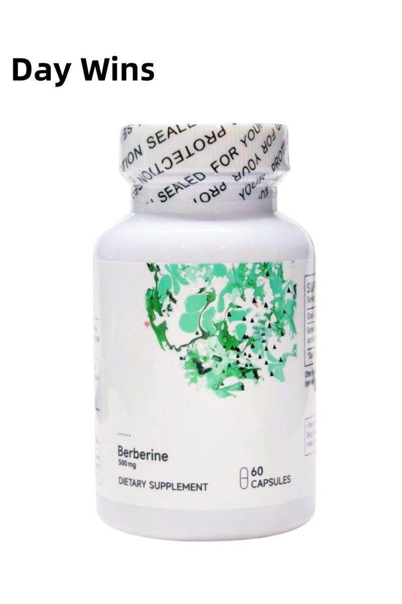 Day Wins Berberine-500 With Thorne Research - Botanical Compound To Support Sugar Metabolism - 60 Capsules - Image 1
