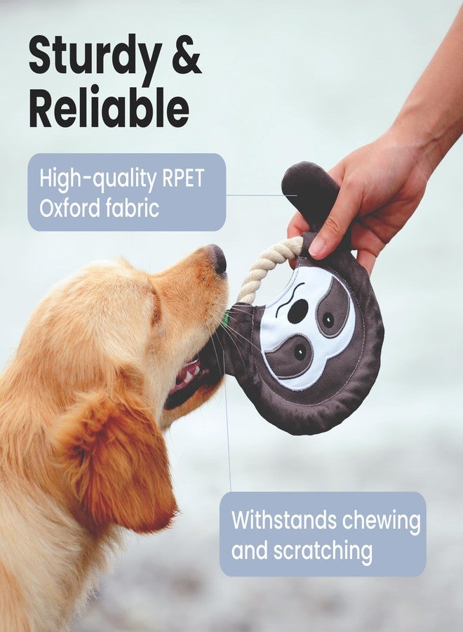 PAWSPIK Flying Disc Tug-of-War Toy, Eco-Friendly Recycled Material, Squeaker Toy for Medium and Large Dogs, for Throwing & Fetching 8.5" Diameter (Fierce Fox) - Image 4