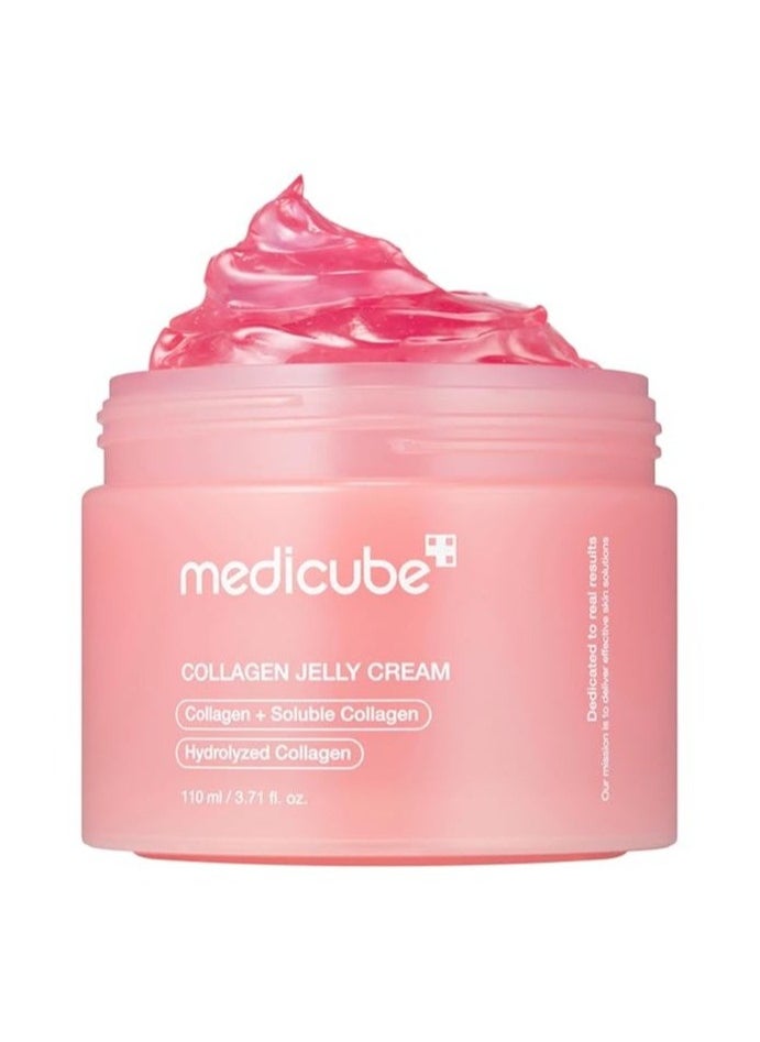 Medicube Collagen Jelly Cream with Niacinamide & Freeze-Dried Hydrolyzed Collagen – 3.71 fl.oz. (110 ml) – Korean Skincare  - Image 1