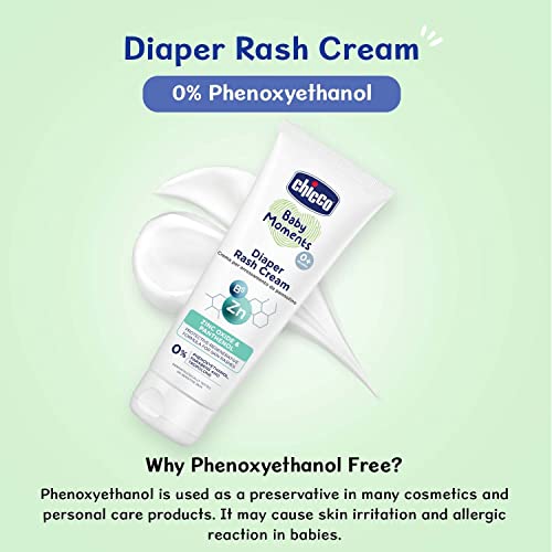 Chicco Baby Moments Diaper Rash Cream, New Advanced Triple Protection Skin Shield Formula with Natural Ingredients to Prevent Rashes & Irritation, No Phenoxyethanol & Parabens (100g) - Image 5