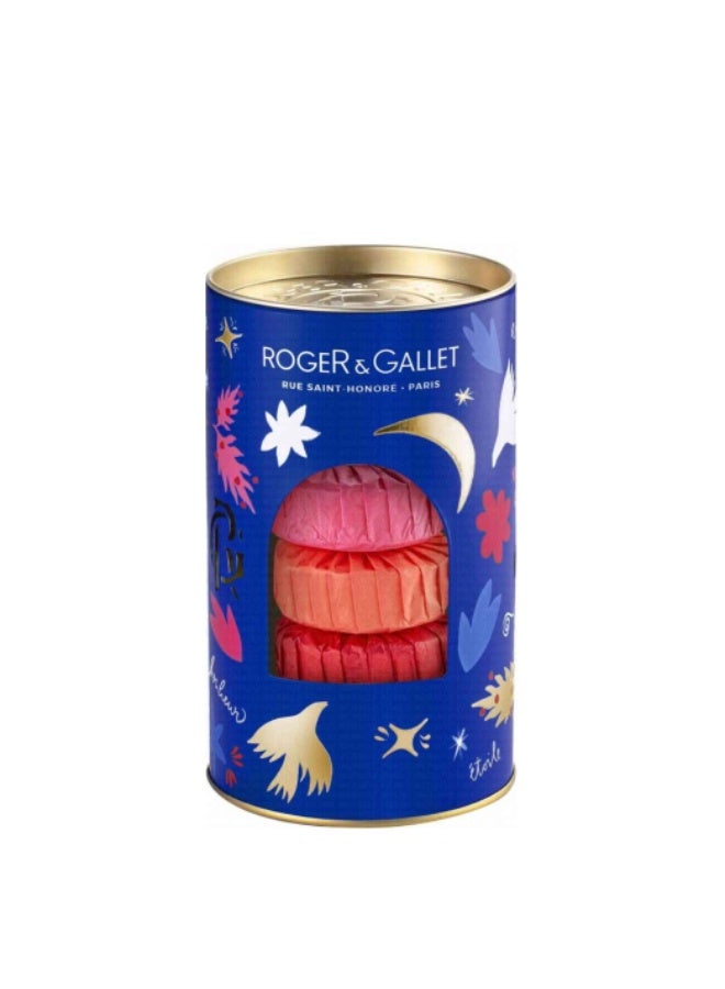 Roger & Gallet Rose + Fleur De Figuier + Gingembre Rouge Soap Gift Set - Image 1