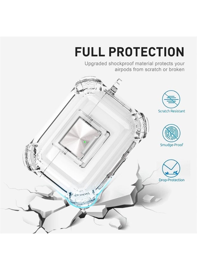 Generic - Fashion Transparent Protective Case Cover for Apple AirPods Pro for Men Women - Image 1