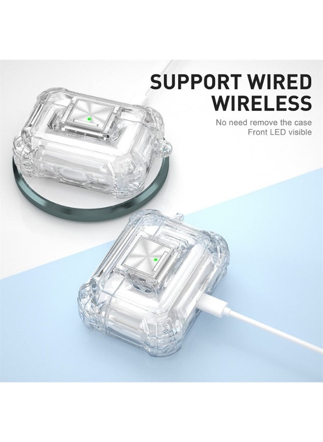 Generic - Fashion Transparent Protective Case Cover for Apple AirPods Pro for Men Women - Image 1