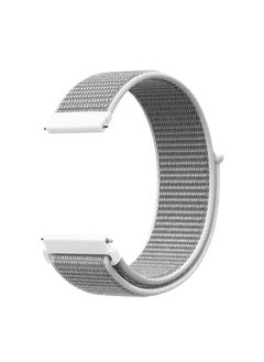 Generic 20mm Quick Release Watch Band Replacement Nylon Strap for Universal Samsung Watch/Huawei GT3,Silver  - Image 1