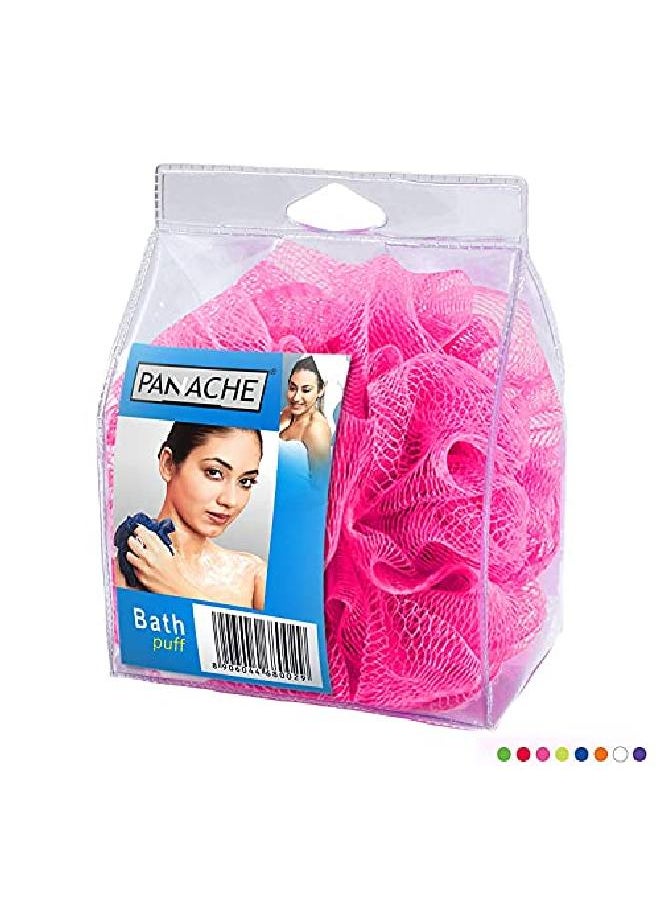 Panache Round Bath Sponge Loofah Baby Pink  - Image 3