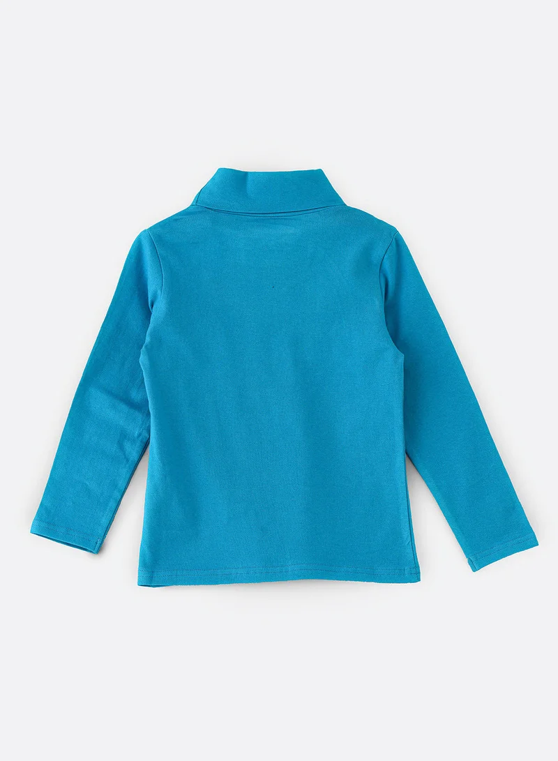جيلين Basic solid turtle neck t-shirt