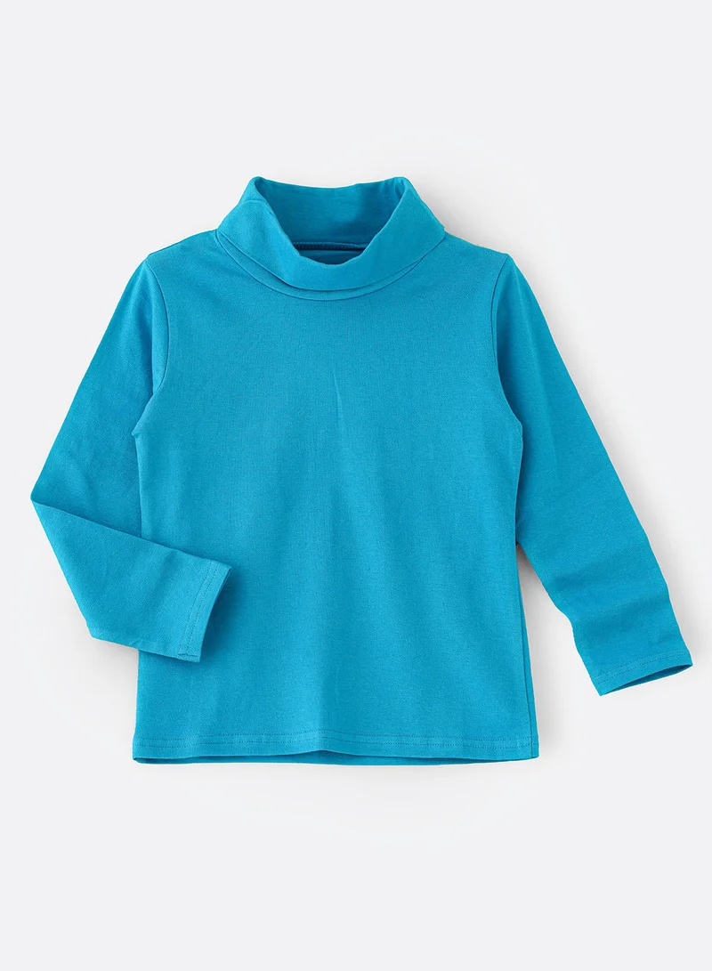 جيلين Basic solid turtle neck t-shirt