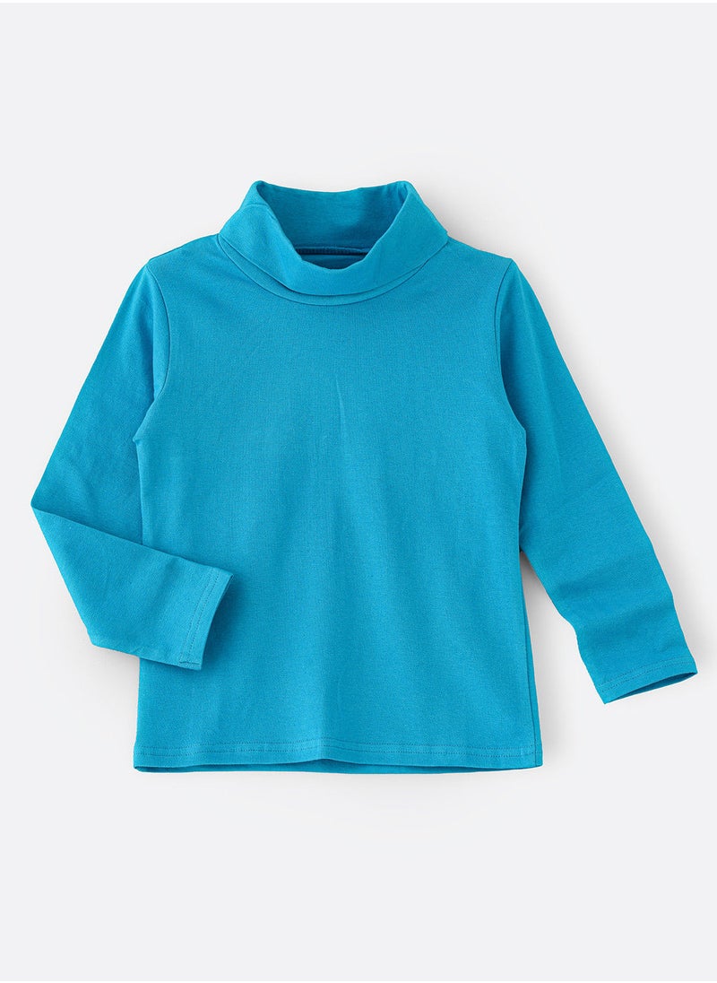 Jelliene Basic solid turtle neck t-shirt  - Image 1