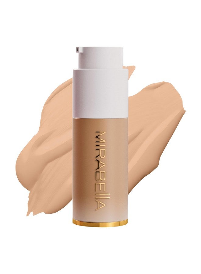 Mirabella Invincible For All Hd Full Coverage Foundation Makeup Liquid Foundation For Sensitive Skin And All Skin Types With Agedefying Benefits Hyaluronic Acid And Matrixyl 3000 Fair F70 - Image 1