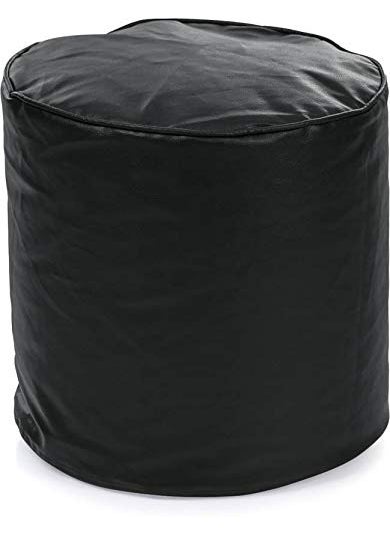 TRUE 2 F TRUE 2 F Large Teardrop Bean Bag Cover Foot Stool Only Without Beans Black L  - Image 3