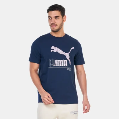 PUMA Men's Classics Brand Love Graphic T-Shirt