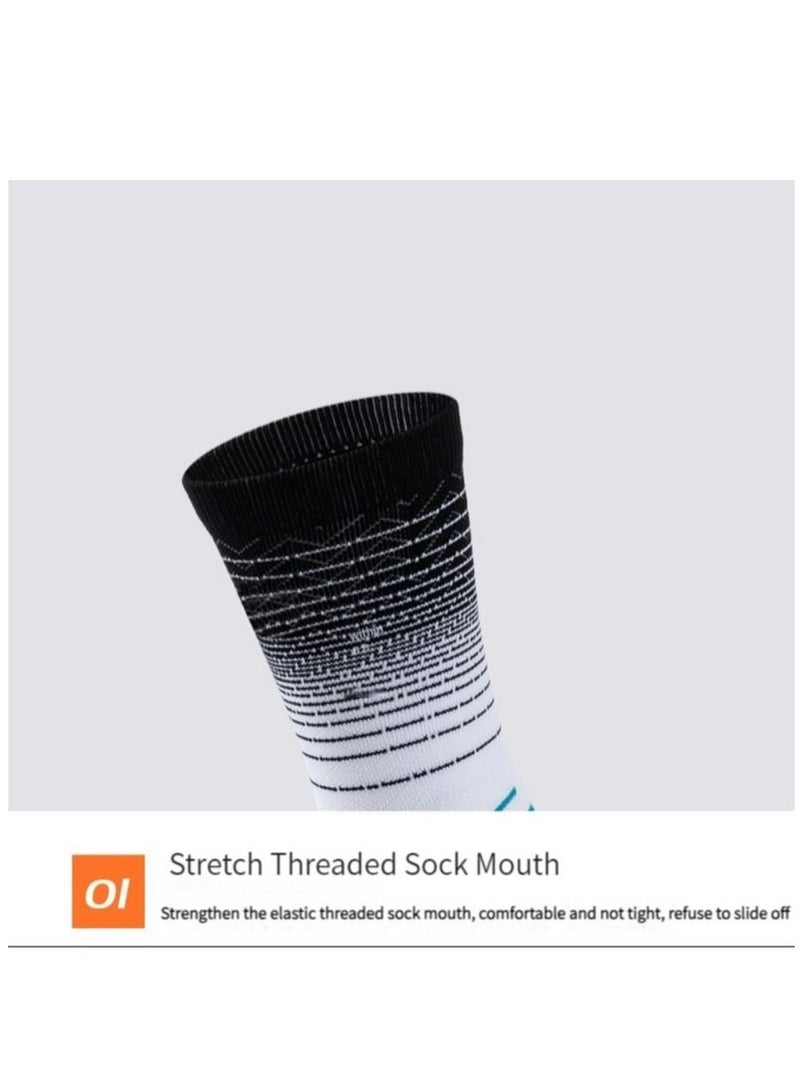 M MIAOYAN M MIAOYAN basketball socks professional combat gradient elite socks thick towel bottom high top outdoor sports socks - Image 5