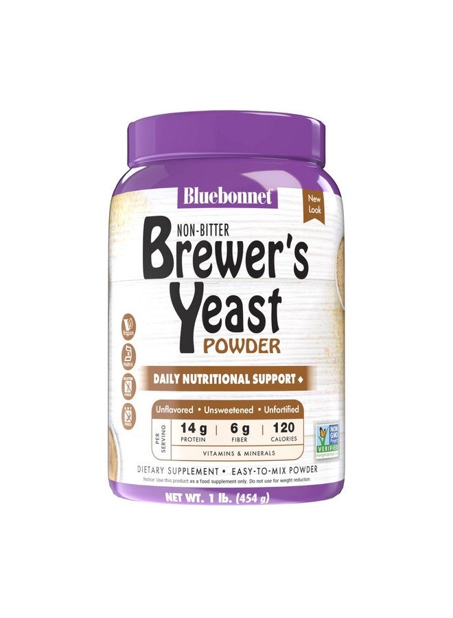 Bluebonnet Nutrition Super Earth Brewers Yeast Powder, Super Food, Whole Food, Source for Vitamins, Great Tasting, Vegan, Vegetarian, Non GMO, Gluten Free, Soy Free, Milk Free, Kosher, 1 lb - Image 1