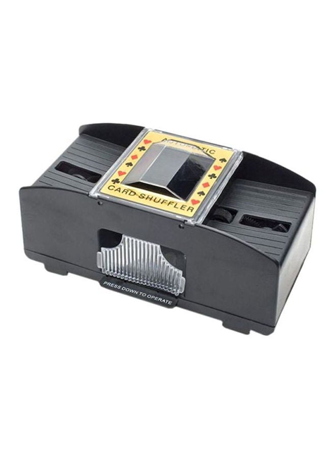 NIBEMINENT Plastic 2 Decks Automatic Card Shuffling Machine Dispenser 21.3x20.6x11.7cm - Image 1