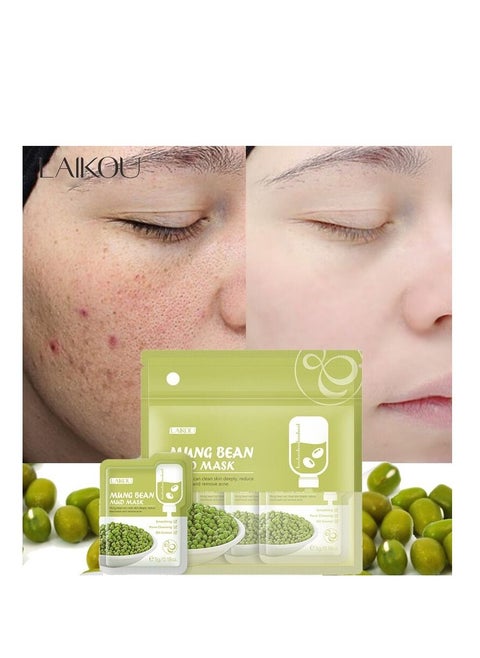 12 Piece Mung Bean Mud Mask 5 Gm