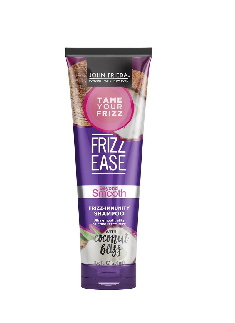 John Frieda - John Frieda Frizz-Immunity Shampoo with Pure Coconut Oil - Prevents Frizz and Anti-Humidity, 8.45 Ounces - Image 1