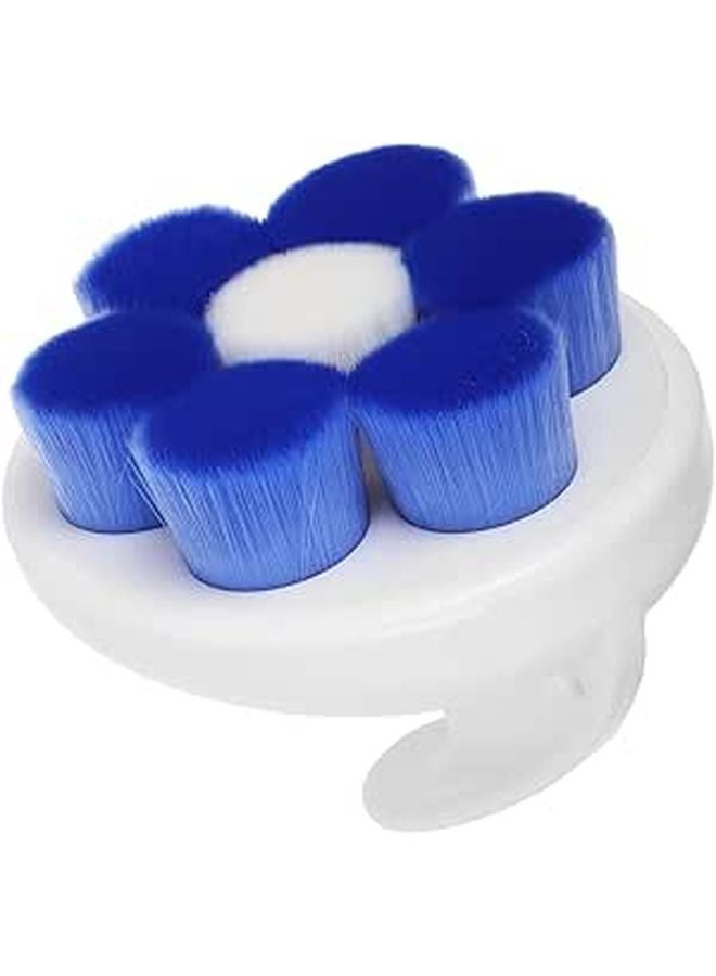 Long Handle Detachable Bath Brush with Soft Flower Shaped Bristles Back Scrubber for Exfoliating - Image 1