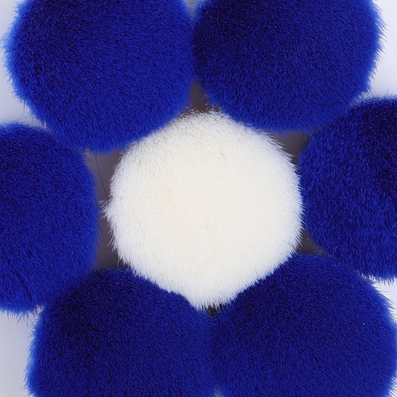Long Handle Detachable Bath Brush with Soft Flower Shaped Bristles Back Scrubber for Exfoliating - Image 4