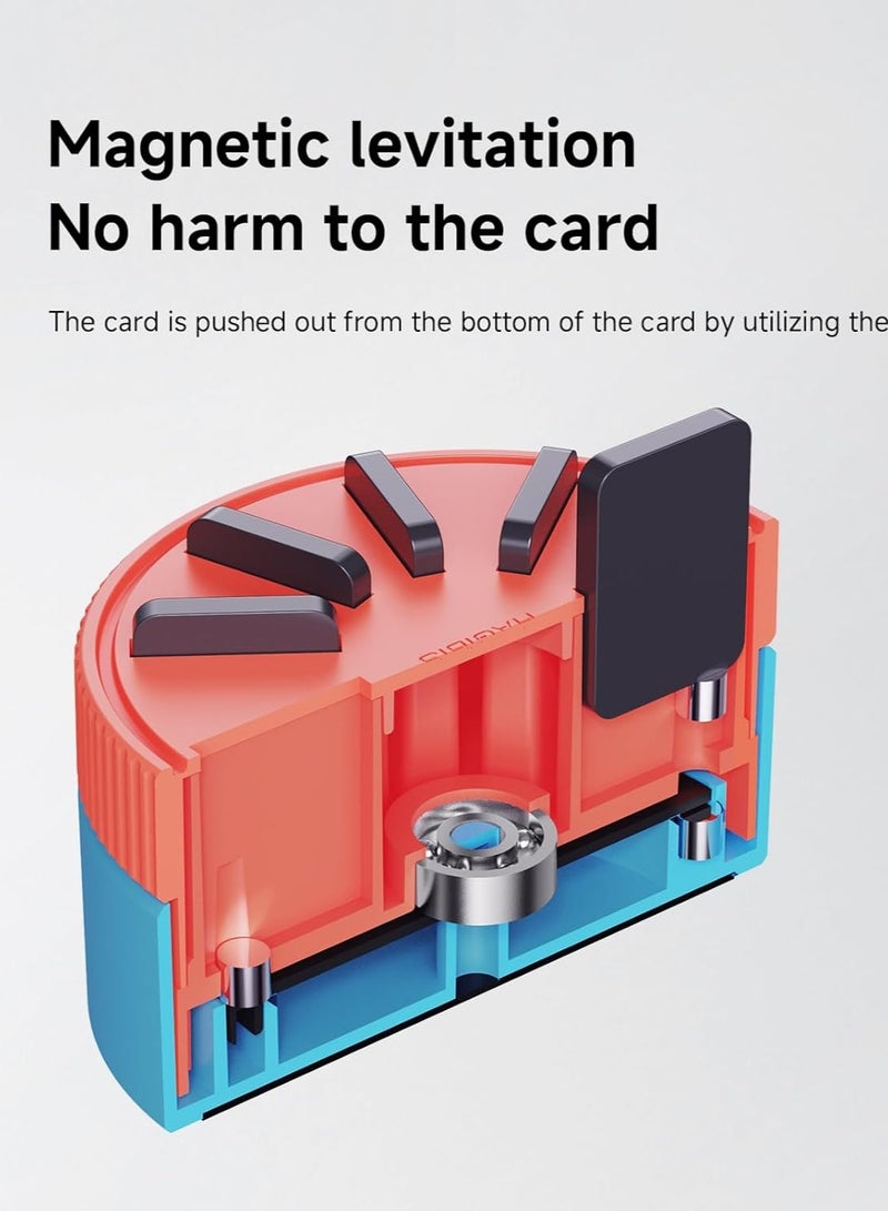 Nintendo Switch Storage Case, PS Vita Rotating Game Card Case with 10 Card Slots  Portable Magnetic Game Cartridge Holder Switch Game - Image 5