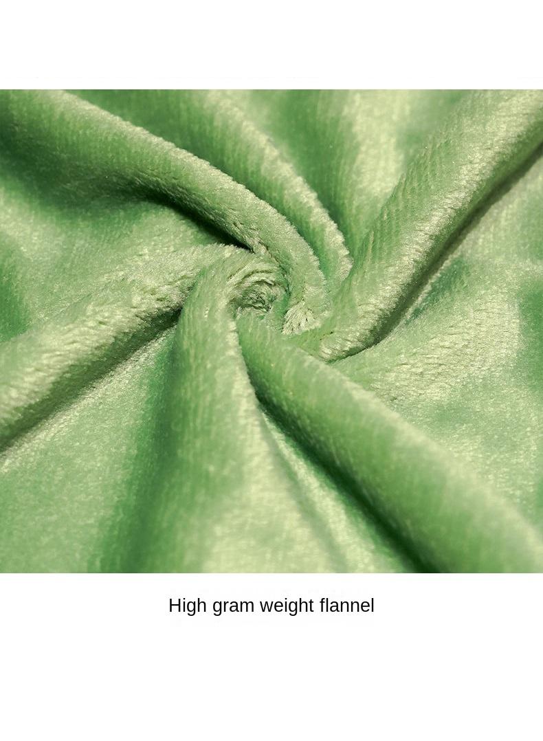 Bluejw بطانية كرتونية من البوليستر مع دمية باندا بطانية تكييف هواء بطانية قيلولة في المكتب 80x100 سم - Image 3