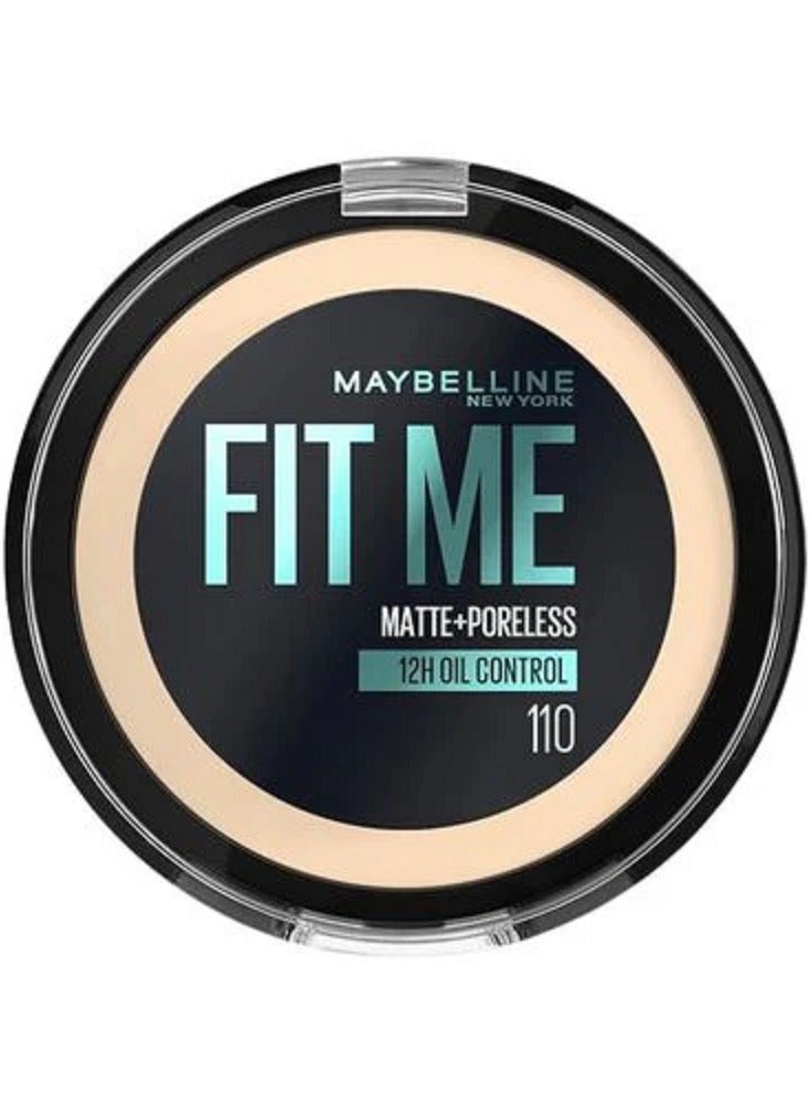 MAYBELLINE NEW YORK Fit Me Matte & Poreless Powder 110 Porcelain - Image 2