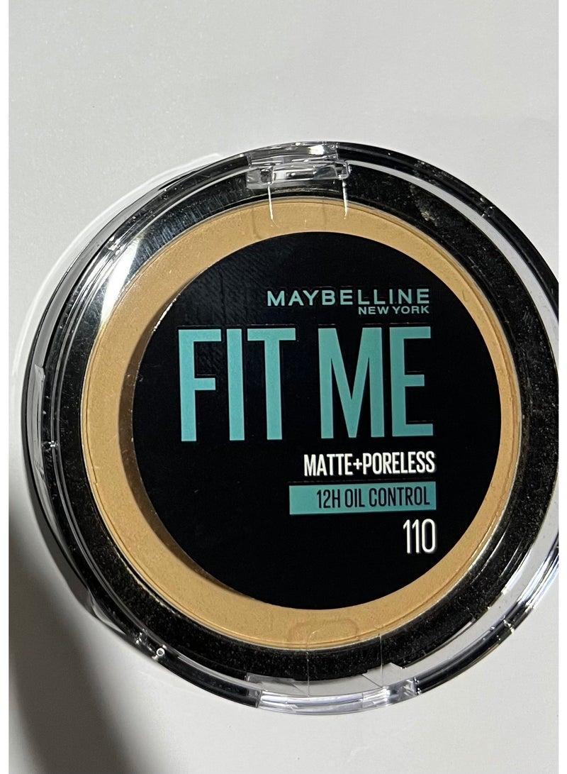 MAYBELLINE NEW YORK Fit Me Matte & Poreless Powder 110 Porcelain - Image 1