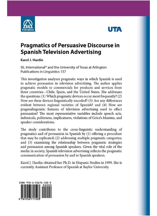 Pragmatics of Persuasive Discourse in Spanish Television Advertising  - Image 2