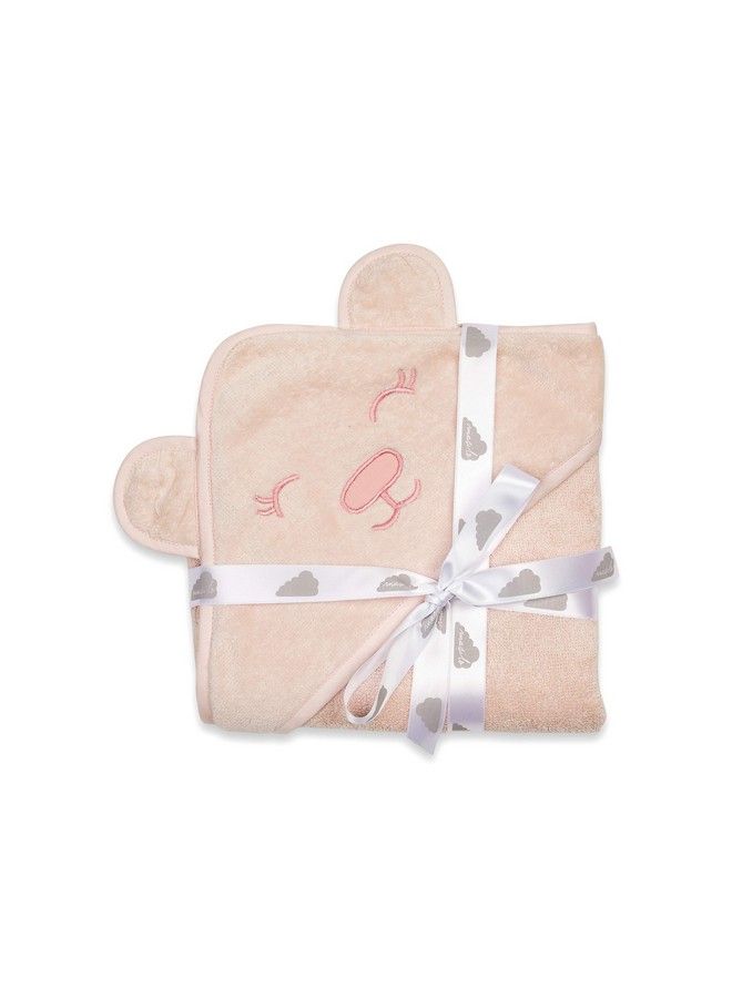 Masilo 100% Organic Cotton Hooded Towel Ideal For Babies 05Years Luxurious And Super Absorbent Baby Towel Infant To Toddler Wrap Towel With Hood Soft Lightweight And Breathable Grrly Bear Pink  - Image 5