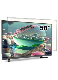 AL DARRA  AL WAQI 58-inch screen protector, high-quality shatterproof shield, scratch-resistant, eye protection from UV rays, protection against liquids 