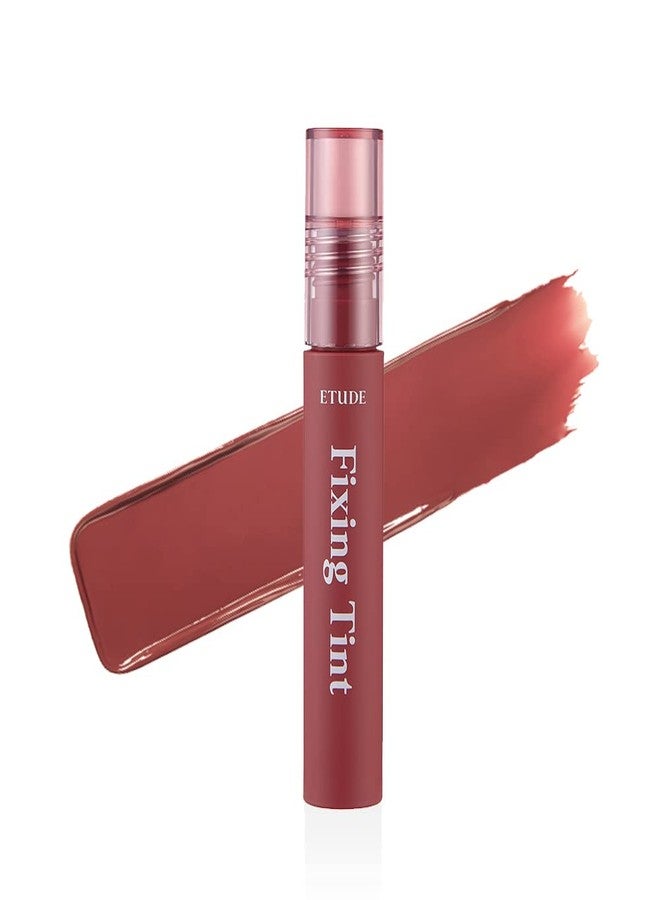 ETUDE Fixing Tint #06 Soft Walnut 4g | Long Lasting, High Pigmented Liquid Lipstick, Lip Stain, Waterproof, Lightweight matte finish, Full Coverage - Image 1