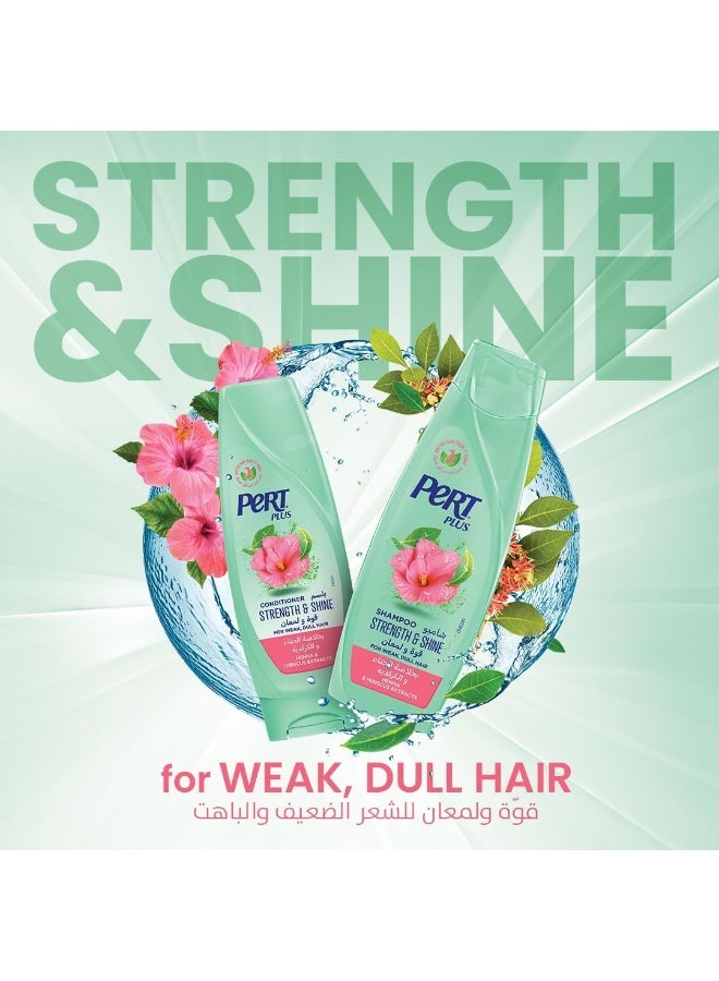 Pert Plus Strength & Shine Shampoo with Henna And Hibiscus Extract 600ml - Image 4