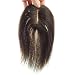 RemeeHi Real Human Hair Piece Pu Similar to Silk Base Women Topper or Toupee Wiglet Top Thin Loss Hair 5x8 Brown 20cm - Image 3
