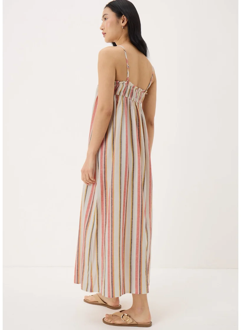 Matalan Striped Cotton Maxi Dress