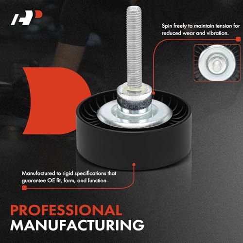 A-Premium Belt Idler Pulley Compatible with Volkswagen Jetta, Passat, Golf, Tiguan, Eos & Audi A3, A1 & Seat Altea, Cordoba, Ibiza Mk III, Leon, Toledo IV & Skoda Fabia II, Octavia II, Rapid, Roomster - Image 4