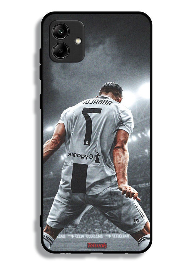 Tolwak Samsung Galaxy A04 Protective Case Cover Cristiano Ronaldo Celebration - Image 1