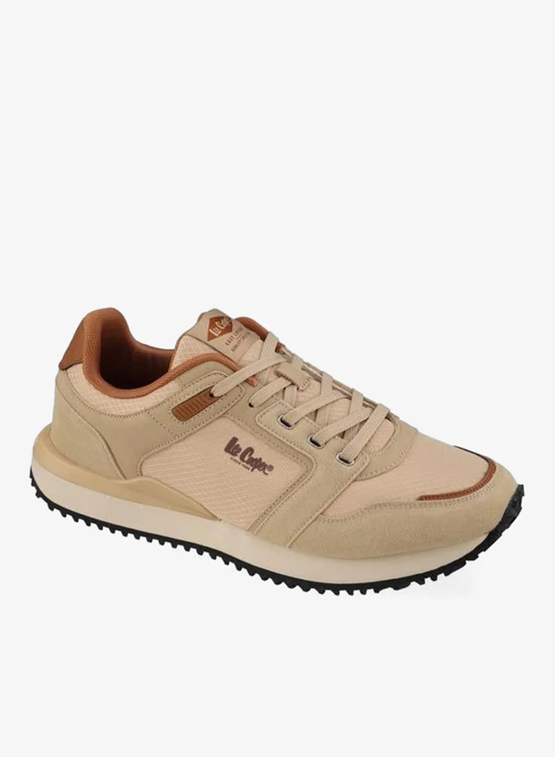 لي كوبر Men Panelled Lace-Up Sneakers