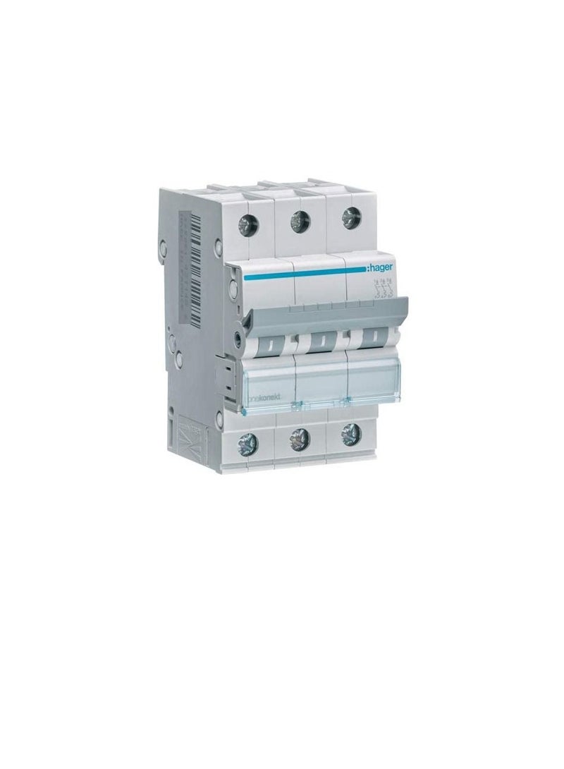 Hager SBN341N 3Pole Isolator Modular Break Switch 40A - Image 1