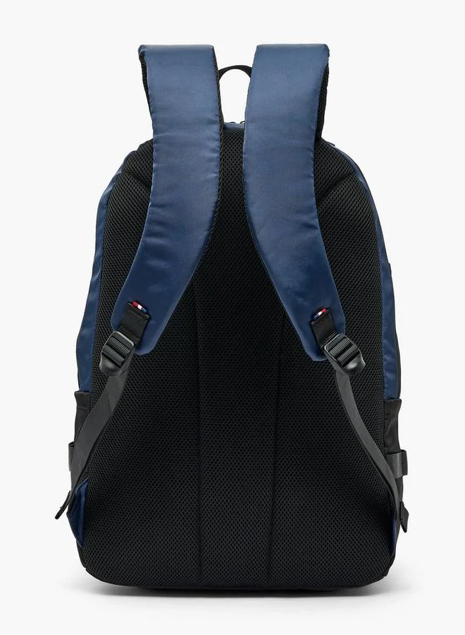Lee Cooper NAVY Solid School Backpack For Kids 13 Years+ With Padded Shoulder Straps  | Best Price UAE