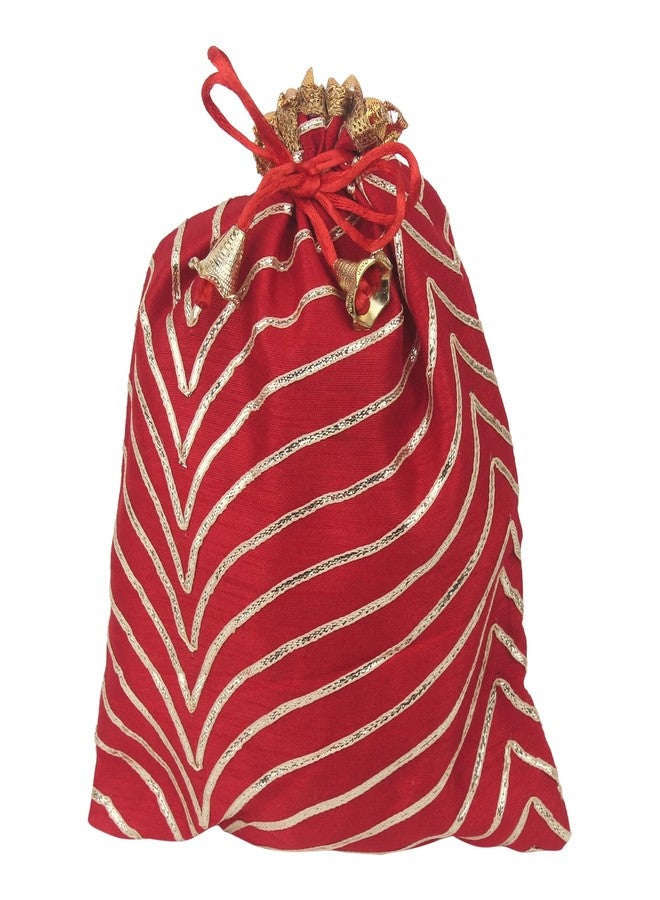WS Wrap Shap New Wave Leheriya Potli Batwa Bag for Shagun, Return Gifts, Favours, Prashad, Wedding (25) - Image 2