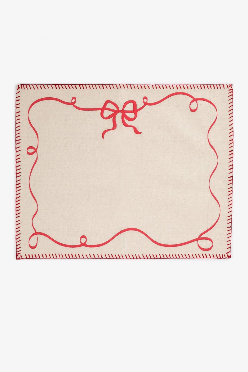 Carina Elegant Ribbon Placemat - Image 1