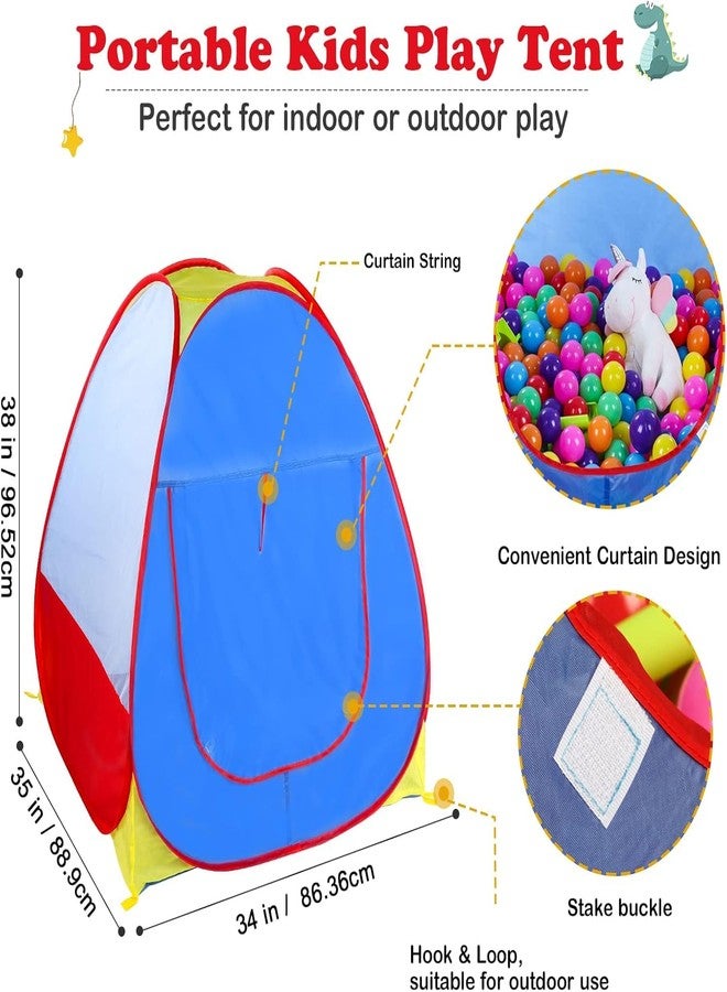 Estilo Popup Play Tent for Kids | Foldable Colorful Tent House for Boys & Girls | Easy to Set Up | Includes 20 Balls Age 1 to 4 Years - Image 2