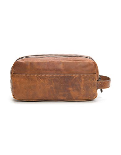 FRYE Men's Logan Large Travel Dopp Kit, Cognac, One Size,Standard - Image 5