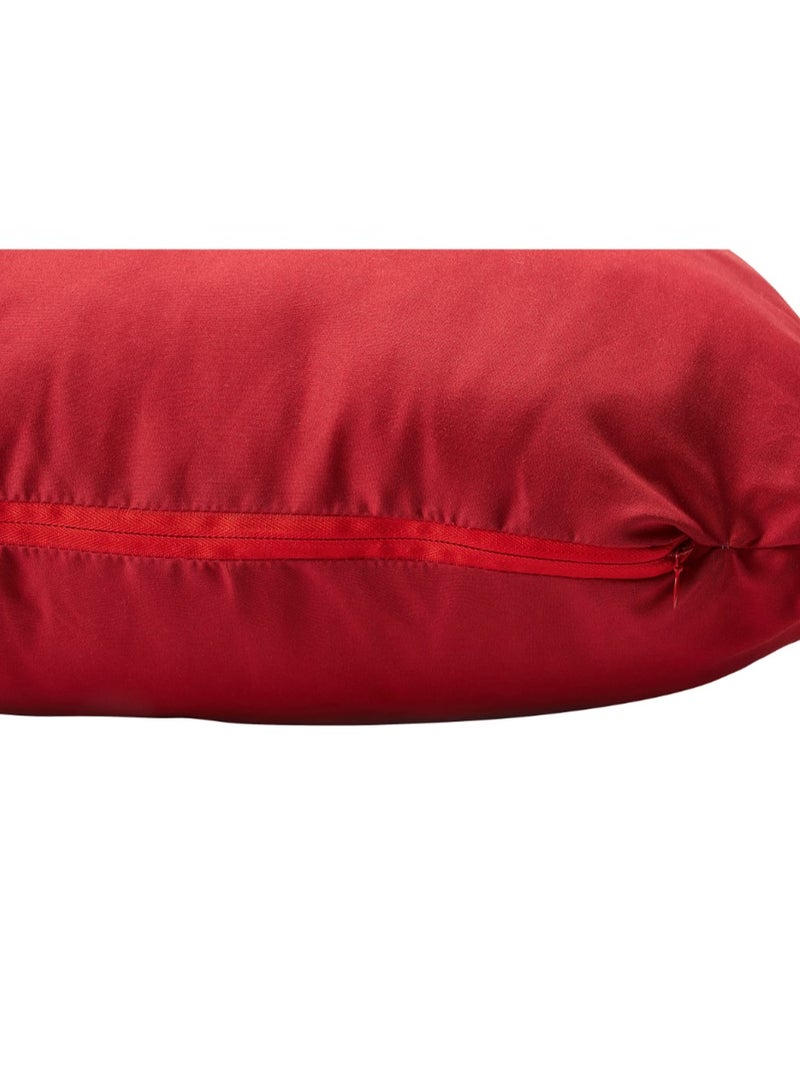 مون وسادة حمل وأمومة مريحة على شكل C مع غطاء قابل للإزالة وقابل للغسل يدعم كامل الجسم للنوم باللون الأحمر القرمزي - Image 2