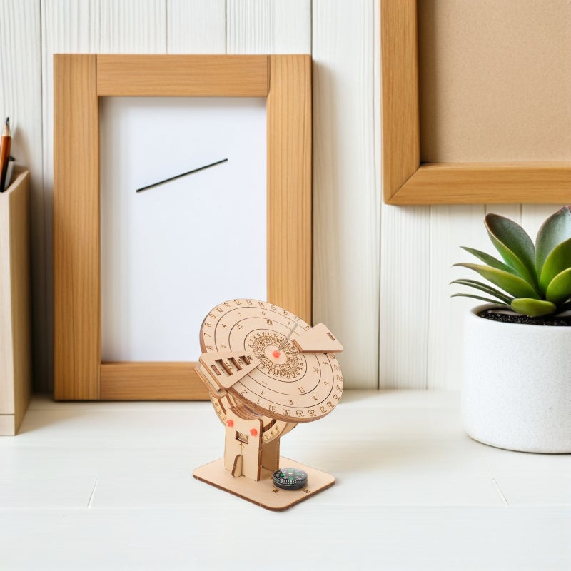 2pcs Sun Dials For Outdoors: Diy Equatorial Sundial Kit - Ancient Timekeeper Model Science Project For Classroom Or Garden Decor - Image 3