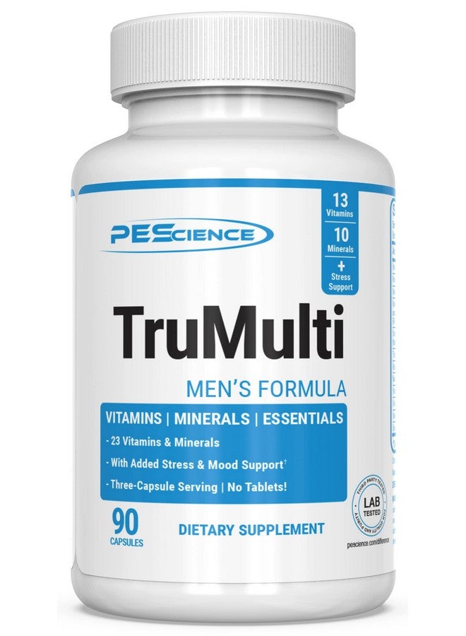 PEScience فيتامينات متعددة للرجال من Trumulti مع فيتامين CD الزنك عالي الجودة لدعم المناعة والإجهاد، 90 كبسولة - Image 2